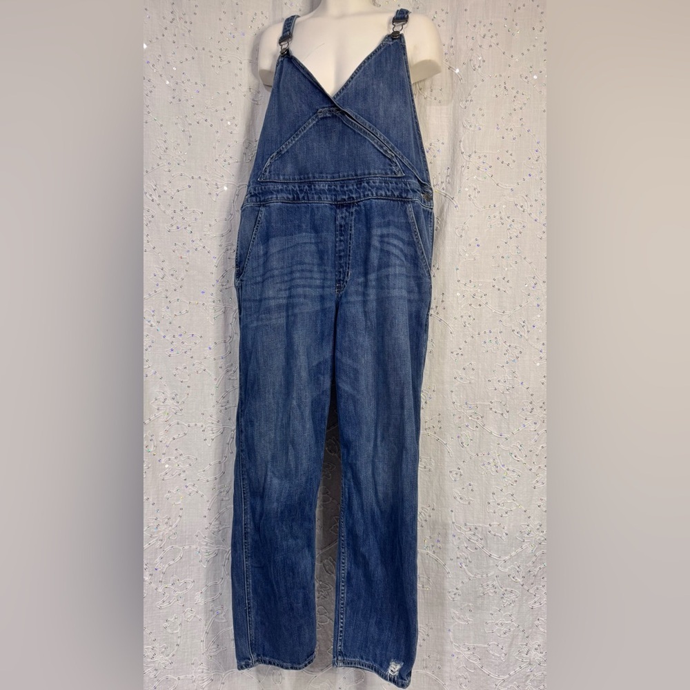 GAP Women's Blue Denim Overalls
